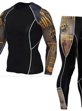 Winter Men s Thermal Underwear Long Sleeve Fitness Ti