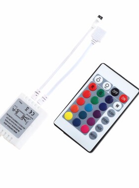 1 PC 24 Keys RGB IR Remote Control Controller is suitable
