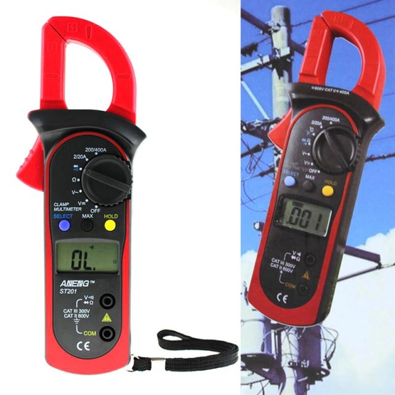 Digital LCD Disaplay Clamp AC/DC Multimeter Amp Volt Meter R