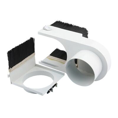 OP!-80mm Diameter Dust Collector Dust Cover Brush  CNC Spind