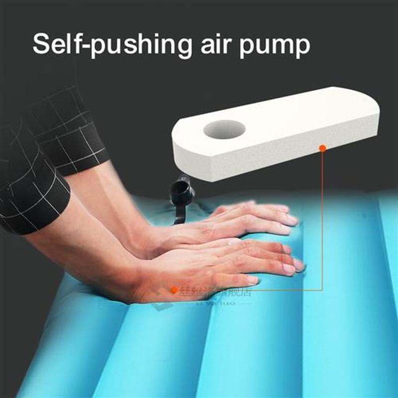 Inflatable Mattress Outdoor Camping Sleeping Mat Portable lt