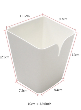 4pcs Kitchen Trolley Hanging Basket Storage Bucket