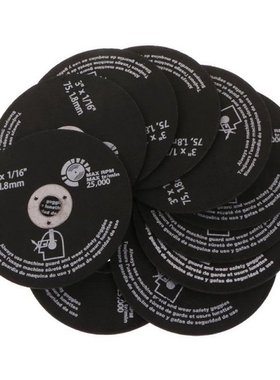 15Pcs 3inch 75mm Cut Off Wheel Resin Cutting Disc Fiber Circ