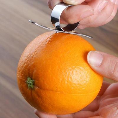 1Pcs orange peeler easy to open orange peeler stainless stee