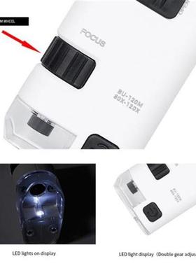 Digital Microscope USB Microscopio 80-120X LED Cell Phone Cl