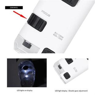 Digital Microscope USB Microscopio 80-120X LED Cell Phone Cl