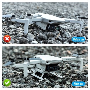 Kit Lamp Landing Gear Mini Light LED Foldable Skid