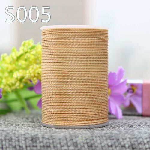 GALACES. YL045 0.45mm 148m Long Round Twist Waxed Thread Wax