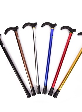 High Quality Telescopic Walking Stick Cane Hiking Rubber Tip