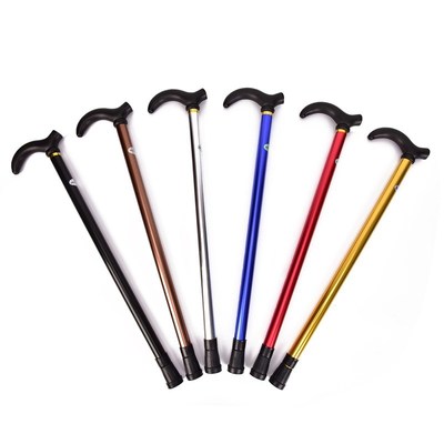 High Quality Telescopic Walking Stick Cane Hiking Rubber Tip