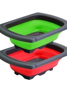 Foldable Drain Folding Baskets Collapsible Kitchen Strainer