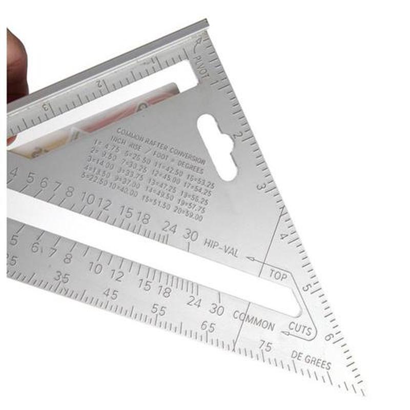 alloy triangular ruler,7 inch grade carpenters Three ed