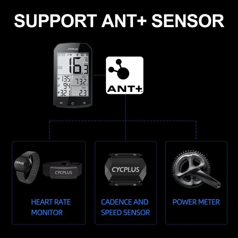 M1 Cycling GPS Bicycle Speedometer Bike Computer Bluetooth 4