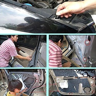 500pcs/set Automotive Plastic Rivet Car Fender Bumper Interi