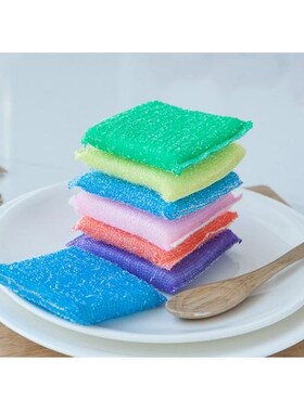 4Pcs Multifunctional Sponge Brush Kitchen Dishwashing Sourci