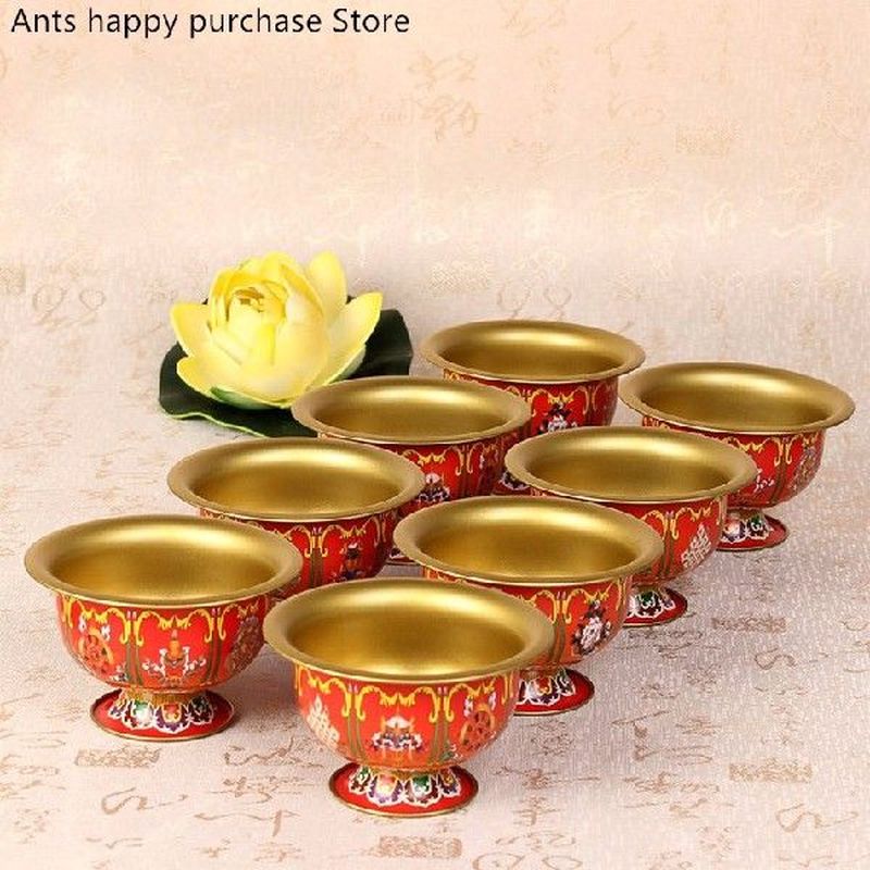 xizang buddha bowls Tantra talisman water purifying cups