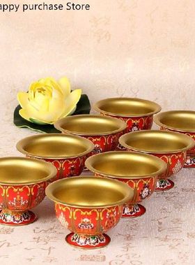 xizang buddha bowls Tantra talisman water purifying cups