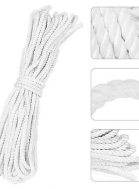 Rope With Snaps 11.5meters 38FT 6mm Diameter Nylon  Braided