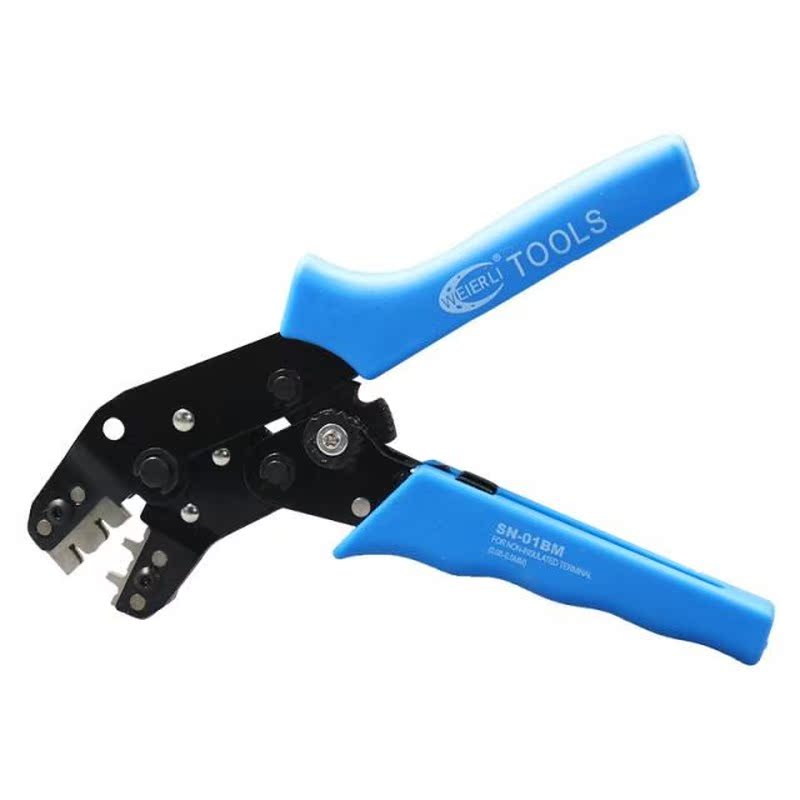 Pin Crimping Crimper Tool 适用于 2.54mm 3.96mm 28-18AWG 0.1-