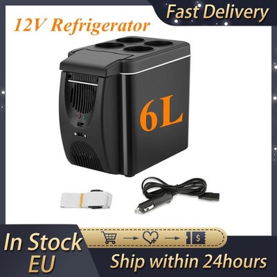 Portable 12V Refrigerator Freezer Heater 6L Mini Car Freezer