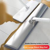 宝家洁铝合金拖把家用一拖把大尺寸放大加宽长拖把