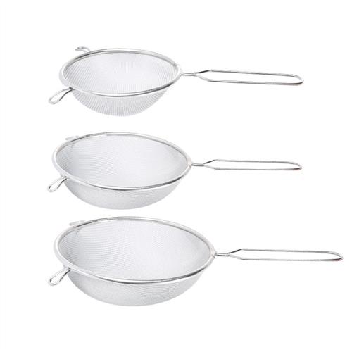 不锈钢过滤网筛超细大密漏勺捞勺珍珠豆浆漏网炸网厨房家用奶茶店