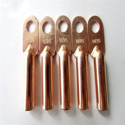 国艇电线DT-10 16 25平方35铜鼻子50铝线鼻子DTL接线端子70电缆95