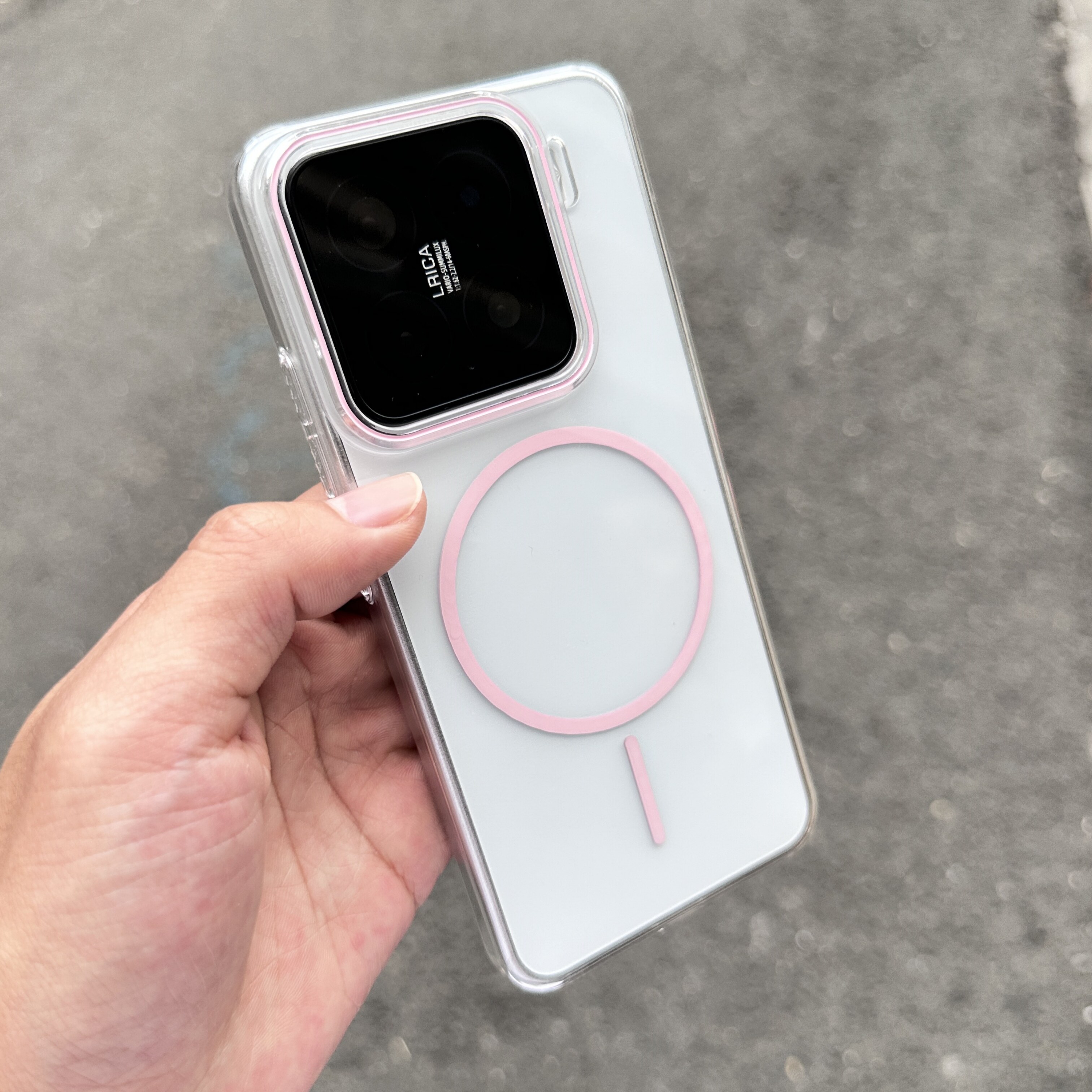 超薄裸机感粉色细圈磁吸适用小米15Pro手机壳Xiaomi15/14简约14Ultra不会发黄13pro高透明硬壳13u全包大孔男