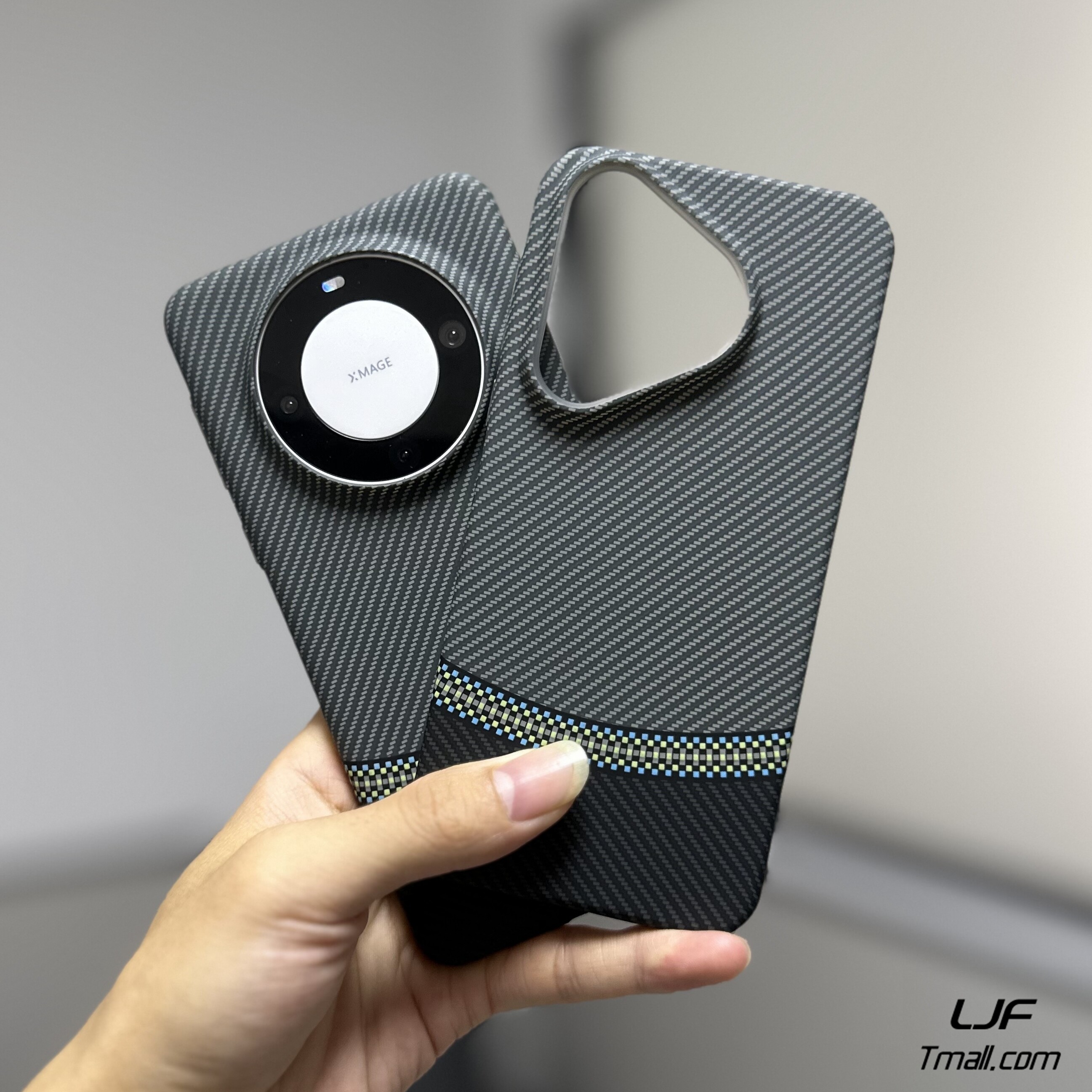 商务碳纤维纹理Mate80适用华为Pura70手机壳Pura70Ultra轻薄凯夫拉手感70pro+全包P70夜光隔断拼接60大孔男款