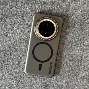 磨砂mate50超薄磁吸m40高级感30全包个性 透黑色柔纱PC适用华为mate70pro手机壳Mate60Pro 创意硬壳男 条码 潮款