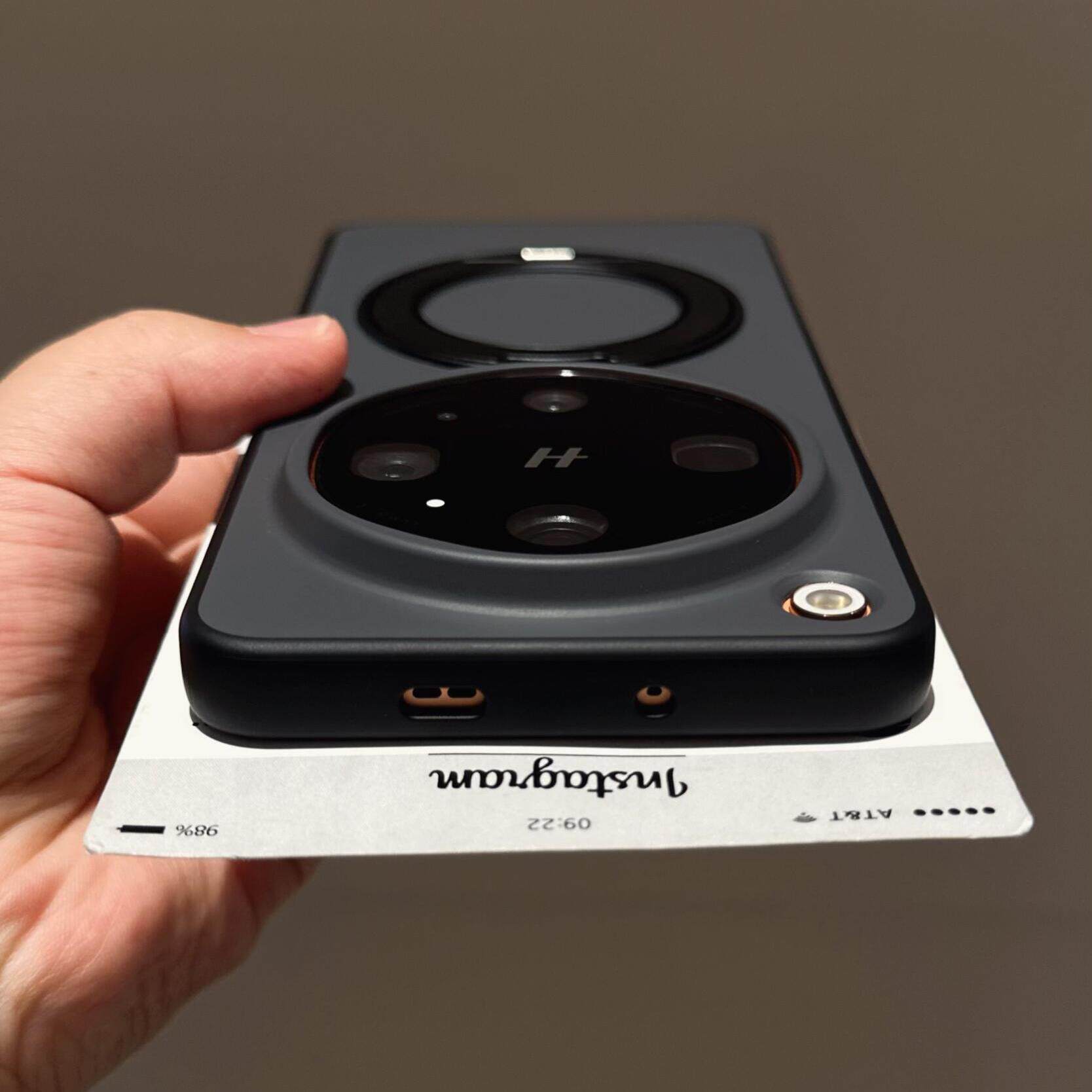 高颜值肤感商务黑色适用OPPOFindX9Ultra手机壳无界磁吸支架findx9spro全包独立金属按键1+15T新款防摔套男女
