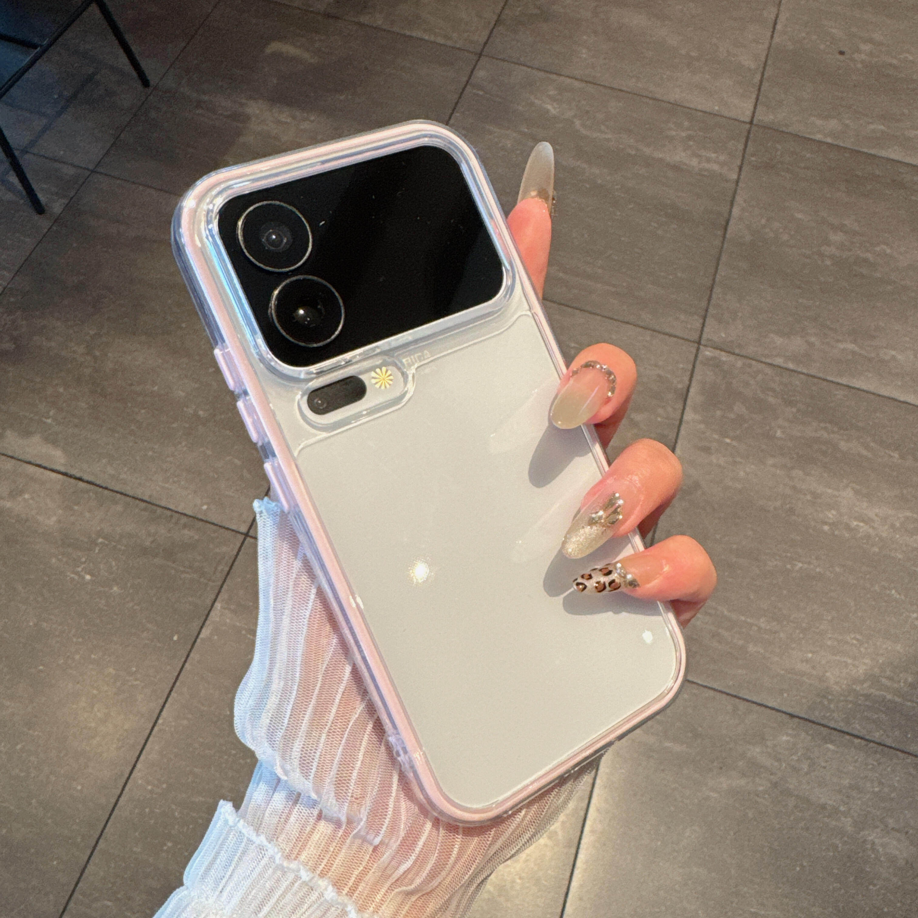 高颜值马卡龙粉色透明适用小米17ProMax手机壳15spro防摔15Ultra二合一全包14pro可爱13简约K90白色k80女k60