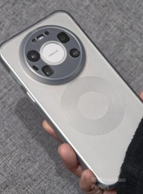 超薄透灰色简约软壳适用华为Mate80Promax手机壳mate70air磨砂60pro+透明50全包防摔40磁吸Pura80Ultra精孔款