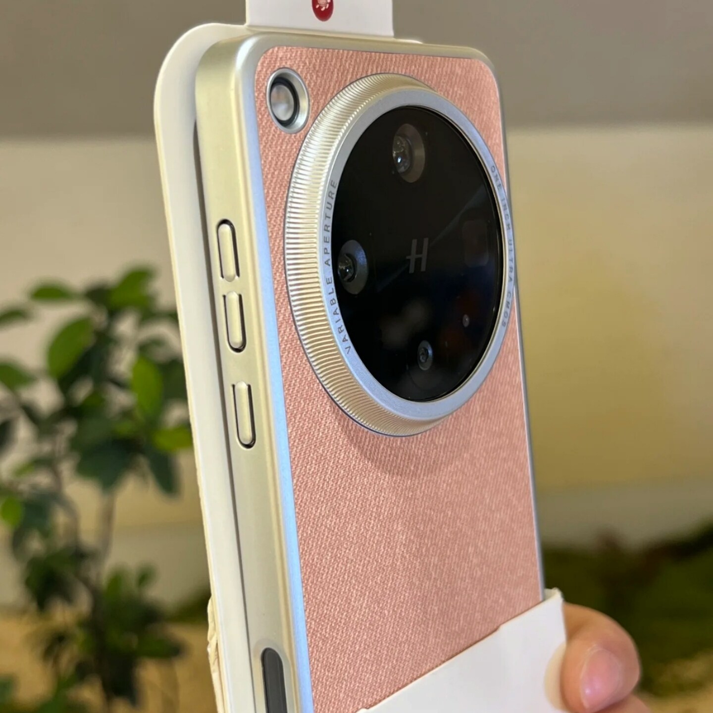 文艺粉色毛麻布纹适用OPPOFindX8Pro手机壳findx8s+简约ultra电镀边1+13半包防摔1+ACE5至尊版保护套不沾指纹