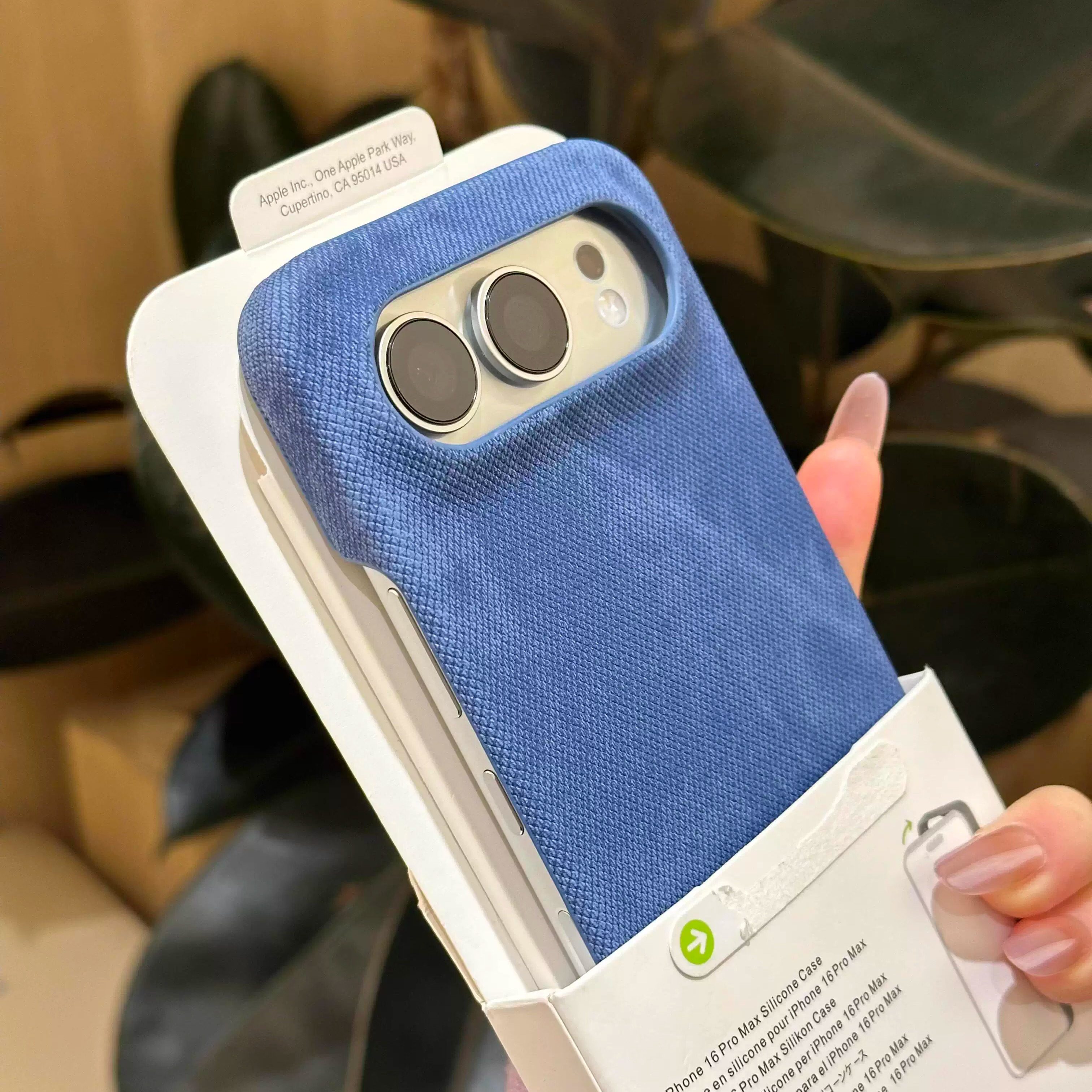 高级深蓝色新款半包适用荣耀500Pro手机壳400港风牛仔纹300防摔魔术magic8pro按键不包200简约magic7/6保护套