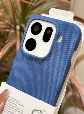 潮款牛仔深蓝色适用OPPOFindX9Pro手机壳港风findx8s+半包防摔Ultra简约findx7个性findx8pro大孔磨砂保护套