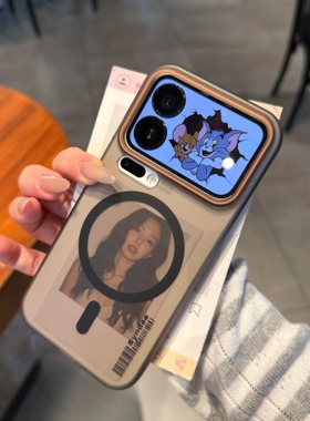 柔纱轻雾黑色磁吸适用小米17Promax手机壳15spro磨砂硬PC保护套15Ultra简约Xiaomi14/13半透明14ultra创意码