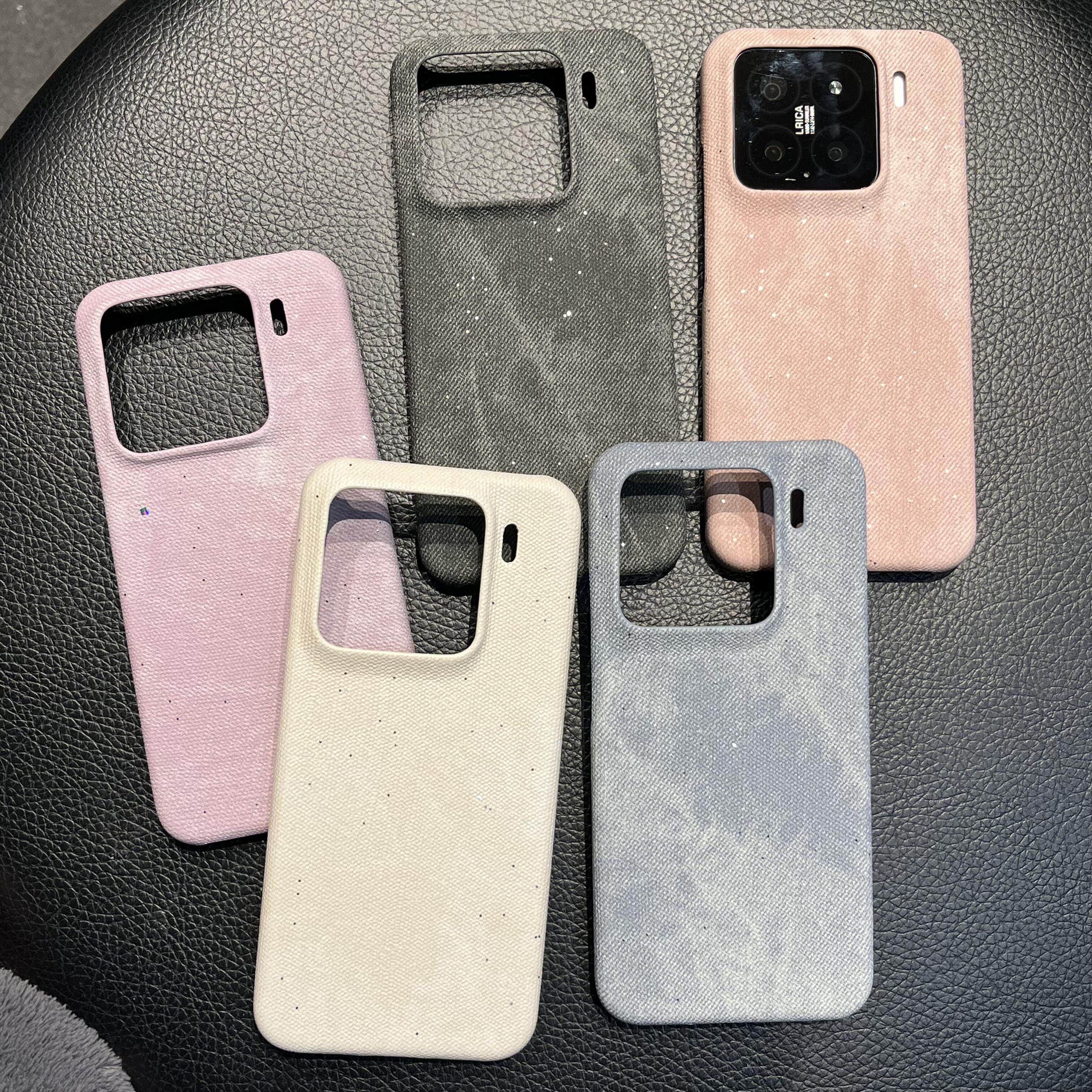 复古牛仔纹闪粉紫色适用三星S25Ultra手机壳s25磨砂防指纹S24半包s24ultra防摔s23u保护套小米15/14Pro男女款,3C数码配件,手机保护套/壳,淘宝优惠券,粉丝福利购,淘宝优惠卷