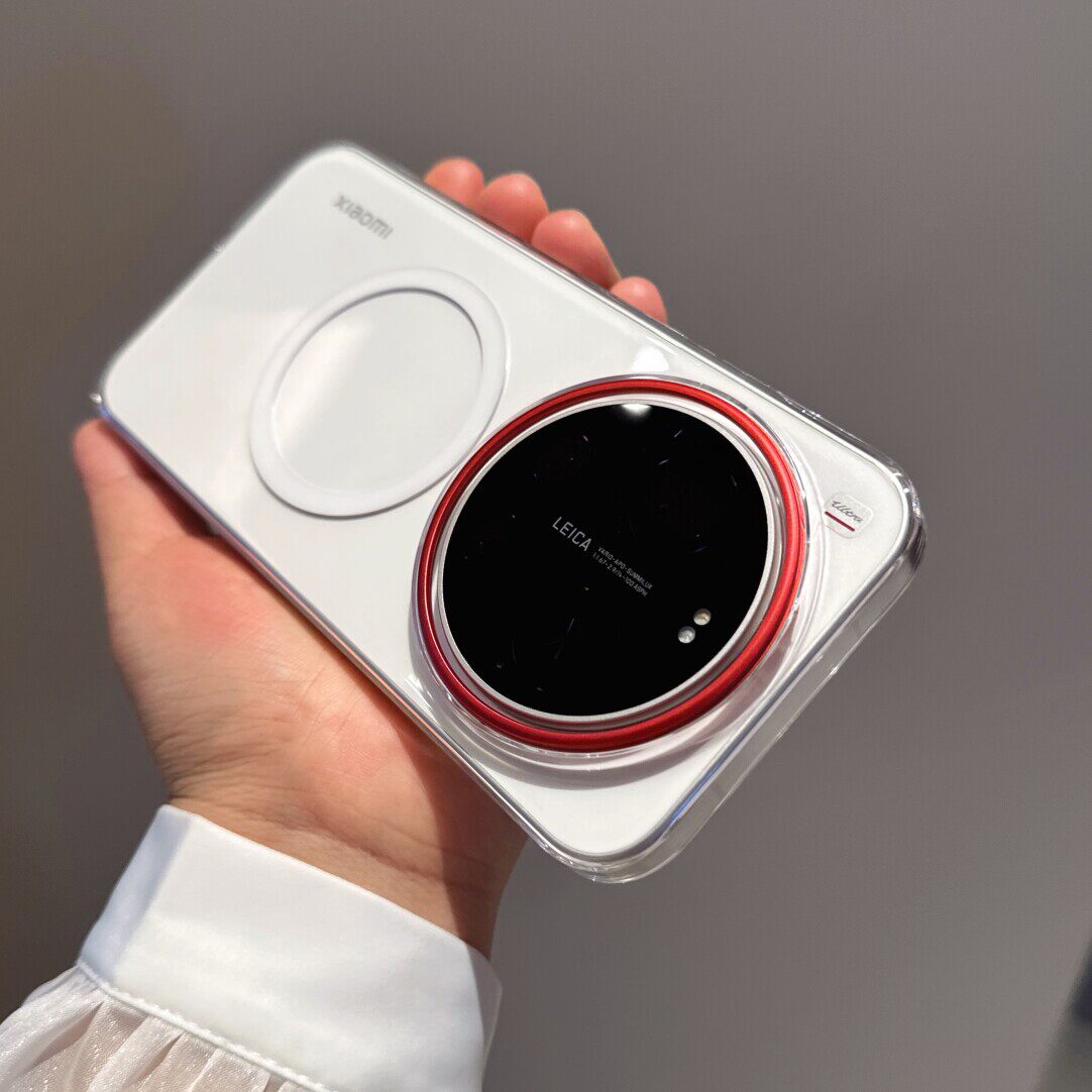 新款透明彩运磁吸适用小米17Ultra手机壳Xiaomi17/15pro红圈大孔镜头15ultra全包情侣17Pro薄硬外壳14U裸机感