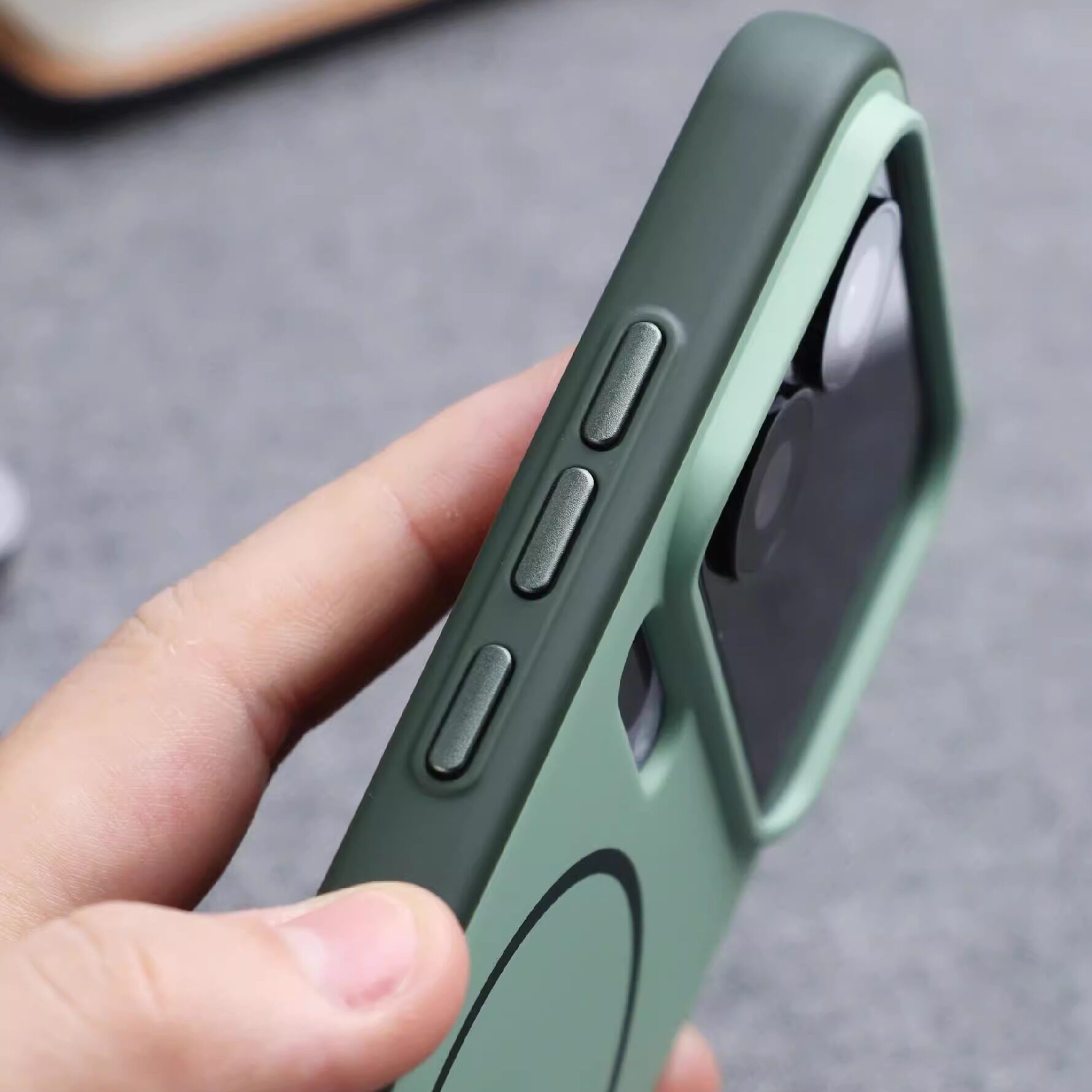 简约商务肤感适用小米17Promax无界系列手机壳Ultra抹茶绿Magsafe磁吸15Pro全包金属独立按键软边防摔保护套