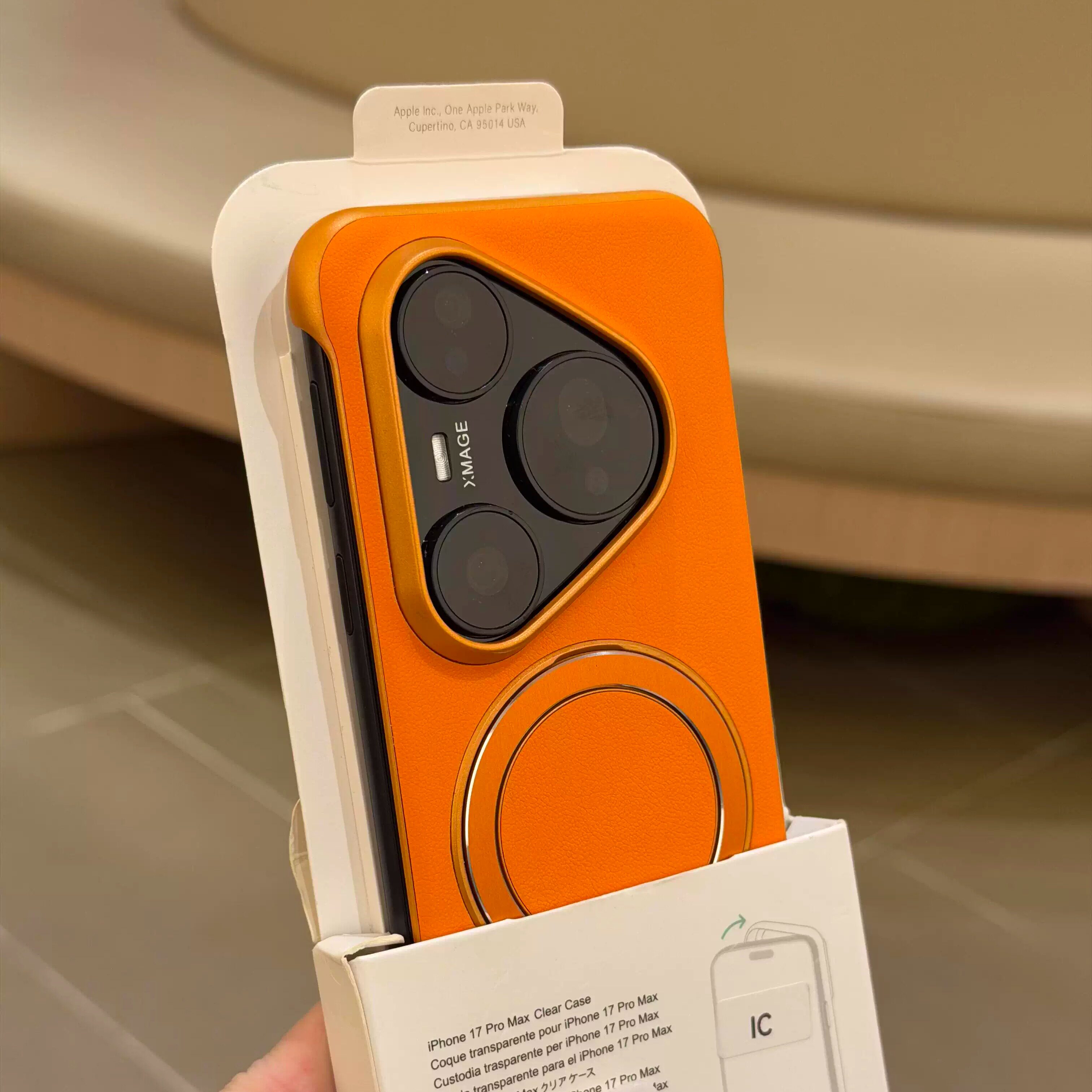 新款橙色皮纹无边框支架适用华为Pura80Pro手机壳pura70pro+高级感个性P70Ultra防指纹硬壳mate80/60pro男女