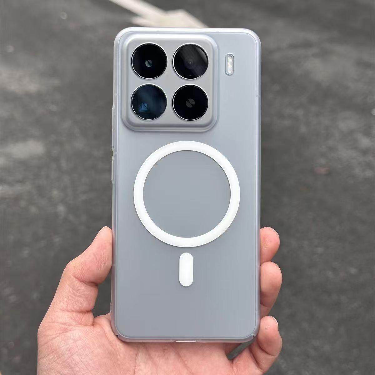 楼嘉枫适用小米15手机壳15Pro超薄magsafe磁吸散热14ultra全包镜头14Pro磨砂白透明13u简约12X男女12s硬壳11