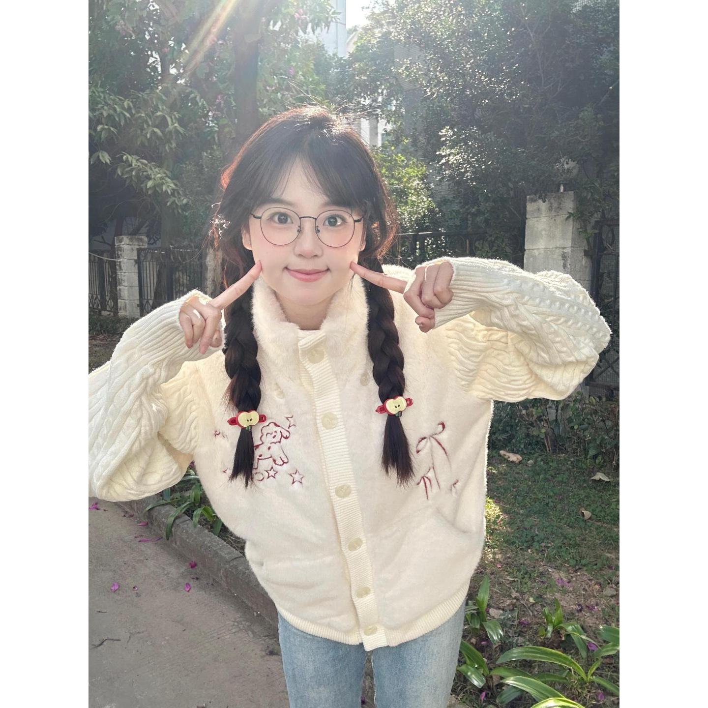 短外套新款遮肉百搭上衣毛衣