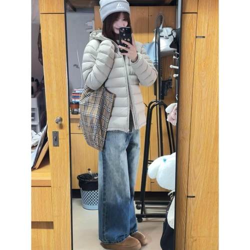 美式排骨保暖面包服女外套潮