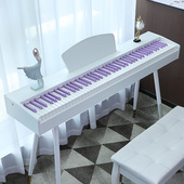 贝多辰B101复古紫电钢琴88重锤键成人儿童幼师初学专业电子钢琴