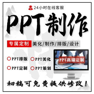 ppt代制作高端设计美化修改排版企业品牌商务汇报课件竞聘PPT帮做