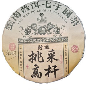 357g 生茶 饼 野放挑采高杆 鸣龙