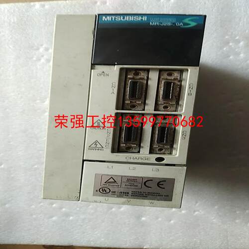 【荣强工控】二手拆机三菱驱动器MR-J2S-40A实物图。
