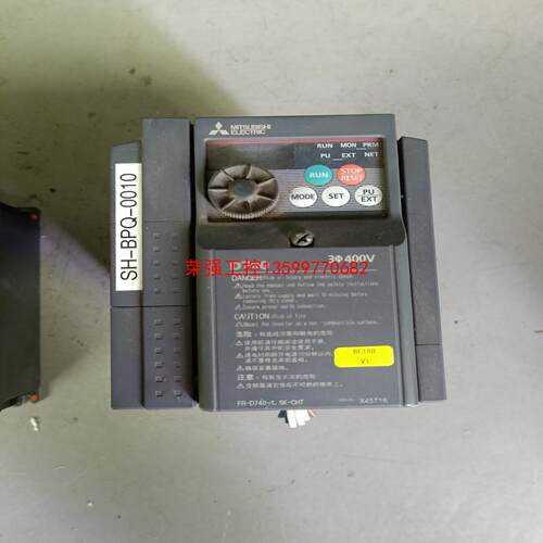 【荣强工控】拆机三菱变频器 FR-D740-3.7K-CHT 3.7KW