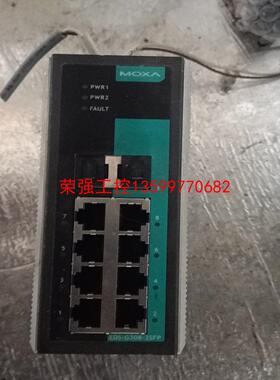【荣强工控】moxa  EDS-G308-2SFP-T千兆，两光口六电口